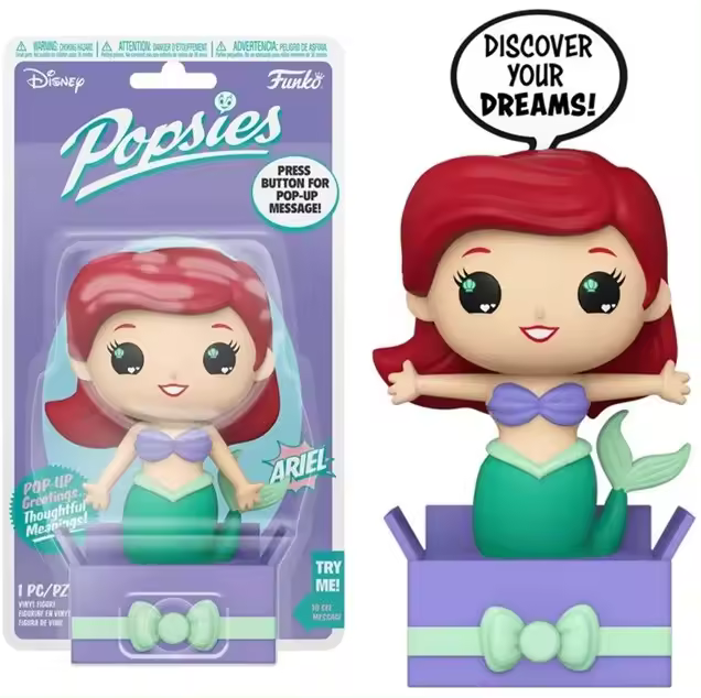 Funko Popsies: Disney Princesa - Ariel - Disney Princesas - Figuras Miniaturas Coleccionables Para Exhibición - 1