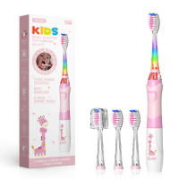 Cepillo electrico infantil,  Cepillo de dientes infantil con luz de colores, 4 cabezal de recambio extra suaves, Temporizador de 2 minutos, Apto para niños mayores de 3 años SG977 (verde) - details 13