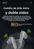 Acer Auriculares Inalámbricos Ohr503 Diseño En-Auricular Cómodo Para Deportes Correr Fitness Compatible Con Móviles Tabletas Portátiles Regalos Para Amantes - details 10
