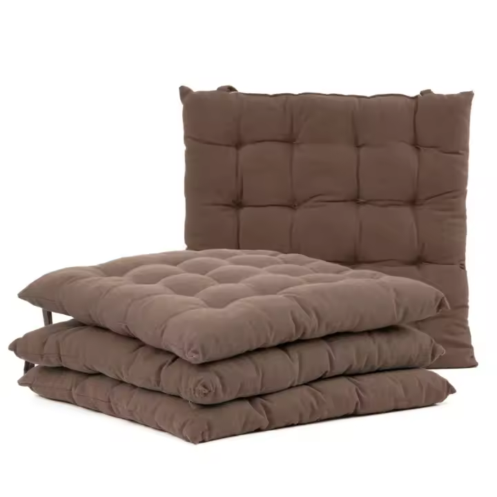 The Secret Home - Set de 4 Cojines para Silla - Cojín Acolchado - Decoración Hogar - Ideal para Sillas de Cocina, Comedor, Jardín - 1