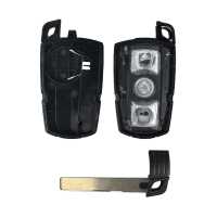 Ociodual Carcasa Llave de Mando 3 Botones Compatible con BMW 1 3 5 Series 120 E60 E61 E70 E81 E87 E90 E91 E92 320 X1 X5 X6 Z4 (Solo Keyless Go), Funda Rígida Shell Case Cover - details 6