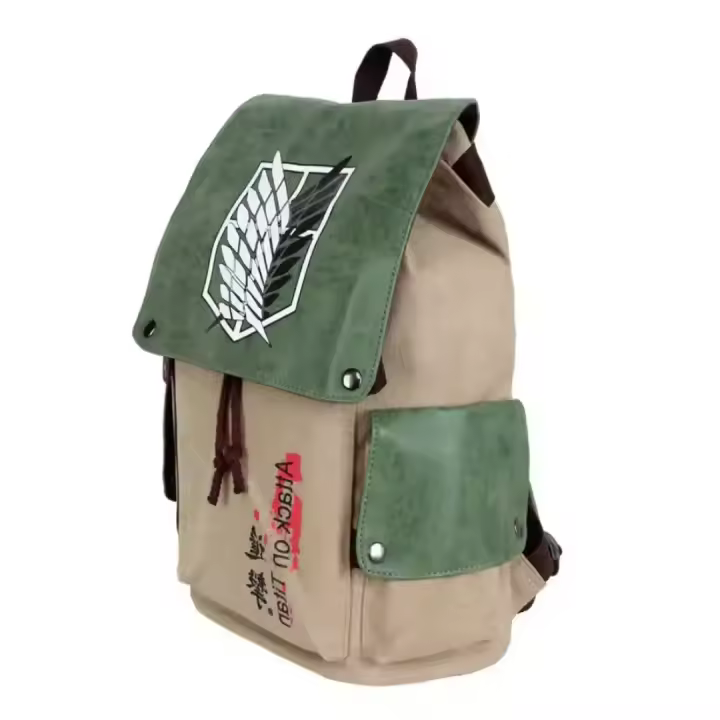 Attack on titan Mochila Ataque a los Titanes - Anime Manga Casual - Alta Elasticidad - haruhana - 1