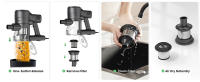 Aspiradora con cable Vactidy C6, succión potente de 18 kPa, caja de polvo de 800 ml, con cable de 7 m, motor de 600 W, filtro HEPA, anti-sobrecalentamiento/anti-escaldamiento - details 7