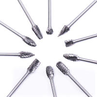 10 PCs Broca De Carburo De Tungsteno 1/8" Herramienta Rotativa De Burilado Doble Corte De Diamante Para Dremel Herramientas De Molienda Eléctrica Metalworking - details 9