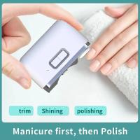 Cortauñas eléctrico automático 2 en 1, pulidor, cortauñas y manicura, cortauñas eléctrico, juego de cortauñas y manicura con luz para el cuidado de bebés y ancianos, cortauñas eléctrico - details 3