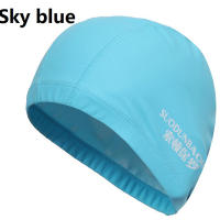 Gorro De Natación Impermeable Para Adultos Talla Grande Con Protección De Orejas Para Hombres Y Mujeres Color Variado PU De Terciopelo Negro Gris Blanco Rosa Fútbol Americano Estilo Deportivo - details 10