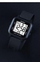 Reloj Deportivo Digital Para Hombre YIKAZE Negro Resistente Al Agua 3Bar Reloj Militar Con Alarma Y Cronómetro Pantalla LED Reloj De Pulsera Electrónico - details 1