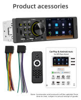 BQCC 1 Din4.1 Pulgadas Pantalla Táctil Radio Para Coche Con Android Auto Carplay Bluetooth FM USB Lámparas Colores Universales Stereo De Coche - details 16