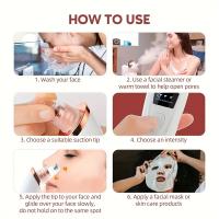 Aspirador de poros facial con 5 sondas, eliminador de puntos negros, recargable por USB, herramienta eléctrica para eliminar el acné, limpiador de poros faciales, regalo para mujeres, regalo para el día de la madre - details 2