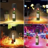 Lámpara De Vino LED Sin Cable Portátil Luz De Ambiente Para Mesa Lámpara De Escritorio Creativa Con Toque Recargable - details 1
