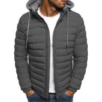 Abrigo Casual Para Hombre Con Capucha Cierre De Cremallera Thermica Y Estilo De Calle Moda Deportiva Exterior Para Otoño E Invierno - details 2