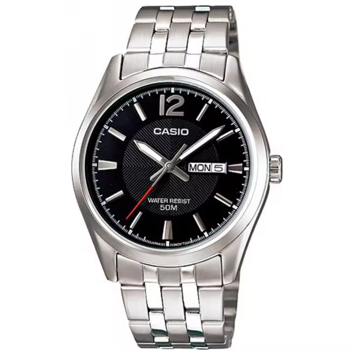 Reloj Casio mtp-1335d-1a correa de acero 50m water resist - 1