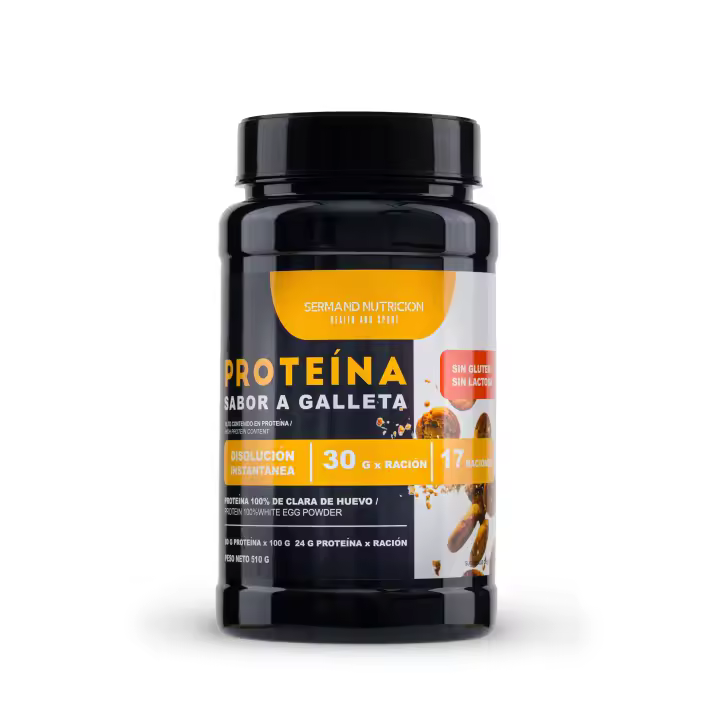 SERMAND PROTEINA INSTANTANEA DE CLARA DE HUEVO SABOR GALLETA - SRD SPORT NUTRICION INSTANT FIT 510 GRAMOS - 1