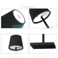 Lámpara De Escritorio LED Táctil Recargable Sin Cable 3 Colores Luz Ambiente Creativa Para Hotel Bar Habitación - details 0