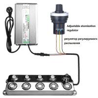 Humidificador industrial DC48V ultrasónico Niebla fabricante Máquina con Niebla ajustable Regulador de Volumen 110V 220V Fuente de Alimentación - details 0