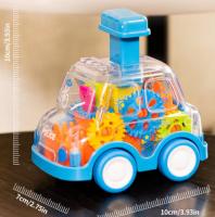 Coche De Juguete Para Bebés Con Engranajes Transparentes Y Fuerza De Arrastre Regalo De Cumpleaños Para Niños Y Niñas Coche De Plástico ABS Sin Batería Colorido - details 15