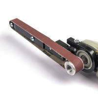 Mini Lijadora Eléctrica De Cinturón Para DIY Herramienta De Pulido Y Tratamiento De Superficie Para Metal M10 Con Cinturón De Grano - details 2