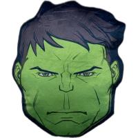 Marvel The Avengers Cojín 3D LOS Vengadores con Forma de Cabeza Personaje Hulk 32x28cm Material de tacto aterciopelado - details 1