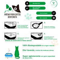 KingnetStore - Arena Aglomerante Para Gatos Tofu Cat Perlas Absorbente Arena para Gatos Bentonita Eco-Friendly Sin Polvo Desechable Inodoro Controla Olor 100% - Fácil de Usar - details 7