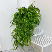 Vine Artificial De Eucalipto Para Decoración De Hogar Y Bodas Plástico Hojas Colgantes Falso Rattan Ivy Uso Exterior Y Exposición - details 2