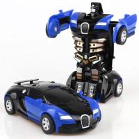 Mini Juguete De Coche 2 En 1 Transformación Automática De Robot Para Niños Modelo De Coche De Plástico Sin Batería Regalo Ideal Para Edades 4-12 - details 10