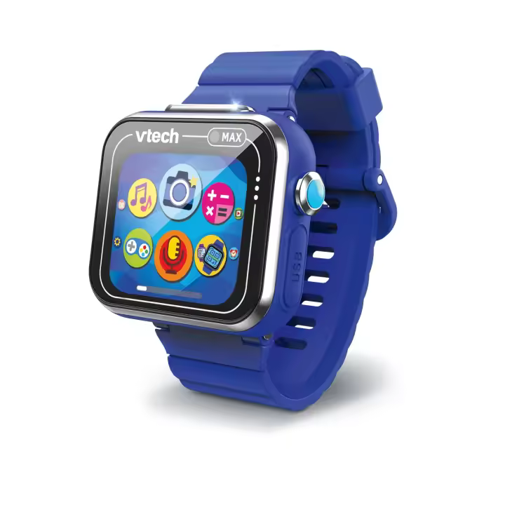 Vtech - Kidizoom Smartwatch Max Azul 531622: Reloj Inteligente para Niños +4 años. Doble Cámara, Pantalla Táctil, Juegos Interactivos, Música. ¡Transforma cada minuto en una aventura! - 1