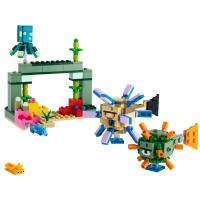 Bloques De Construcción Compatible MOC Sets MC My World Serie the Guardian Battle Axolotls Juguete Para Niños Regalo Educativo - details 5