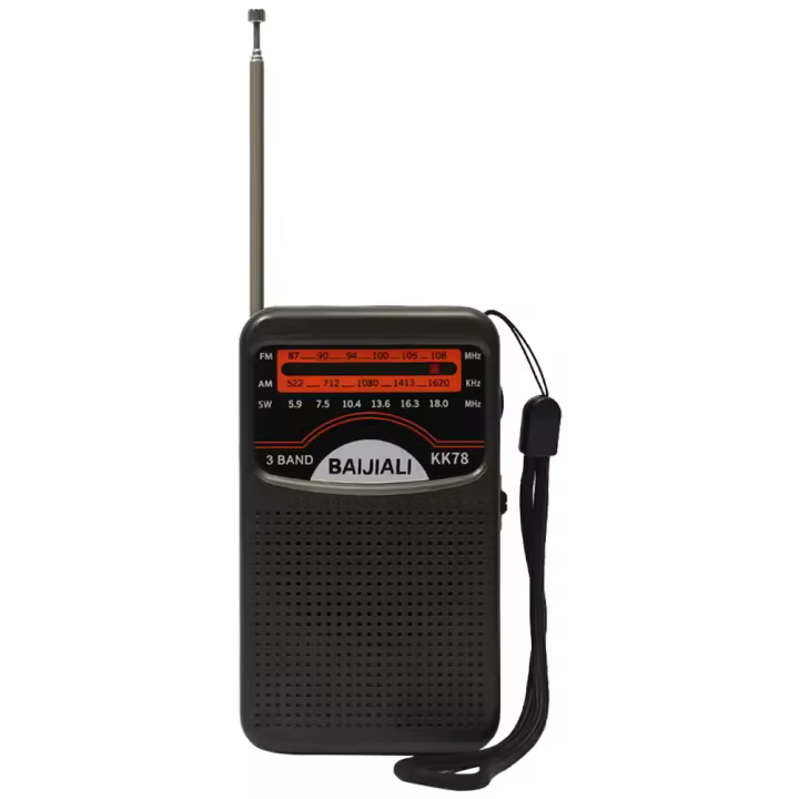 Mini Radio Digital Portátil Con Altavoz Integrado SW/AM/FM Badería Operada Antena Telescópica Para Uso Emergente Interior Y Exterior - 1