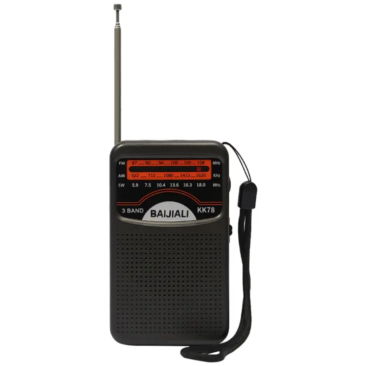 Mini Radio Digital Portátil Con Altavoz Integrado SW/AM/FM Badería Operada Antena Telescópica Para Uso Emergente Interior Y Exterior - 1