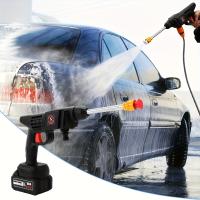 21V Cordless High Pressure Car Wash Gun 50BAR Foam Gun Spray Spray For Car Home Garden Clean - details 1