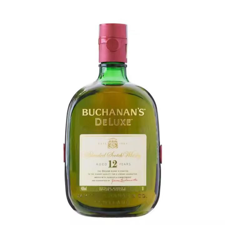 Whisky Buchanan's Deluxe 12 Años - Botella 1 L - Escocés Blended - 40% - 1