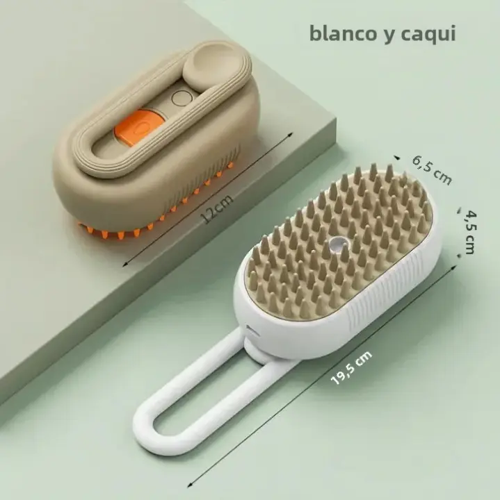 Nueva Cepillo De Masaje Y Aliento Para Mascotas Electrónico Para Gatos Y Perros Con Botón De Spraying Peluca Eliminación Limpieza Y Masaje En Un Solo Producto - 1