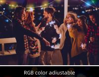 Luces LED Bluetooth WS2812B Dreamcolor RGBIC Addressable Para Fiesta Navidad Boda Decoración Guirnalda USB 5V Impermeable IP65 - details 5