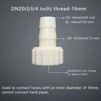 Conector De Camión Femenino 5Pcs G3/4 Pulgada DN20 Hilo Interno Accesorios De Bomba De Agua Juntura Pagoda Coupling Para Riego De Jardín - details 6