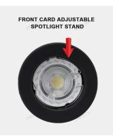 6pcs Foco LED De Techo Con Marco Recubierto De Aluminio GU10 MR16 Luz deSpot Para Fachada Blanco Sin Bombilla Incluida - details 5