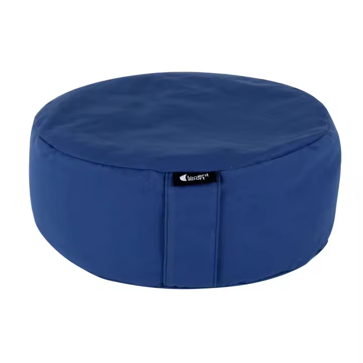 STARLEY-LongFit Sport Cojín Meditación yoga,funda exterior de Algodón,relleno de alforfón (33 x 13 cm) - 1