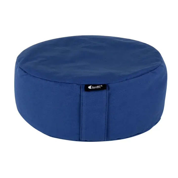 STARLEY-LongFit Sport Cojín Meditación yoga,funda exterior de Algodón,relleno de alforfón (33 x 13 cm) - 1