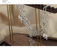 Encanto Nueva pulsera de dijes de acero inoxidable, joyería DIY para mujer, pulsera de mariposa para mujer,cadena de eslabones cubanos, joyería ostentosa, regalo - details 6