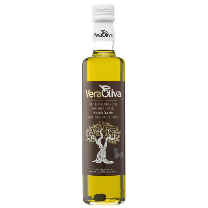 Aceite de Oliva Virgen Extra Trufado Veraoliva - Botella cristal 500ml - 1