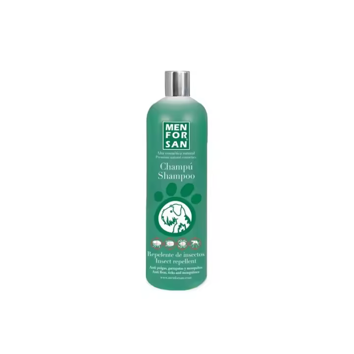 Champú para perro MENFORSAN repelente de insectos 300 ml - 1