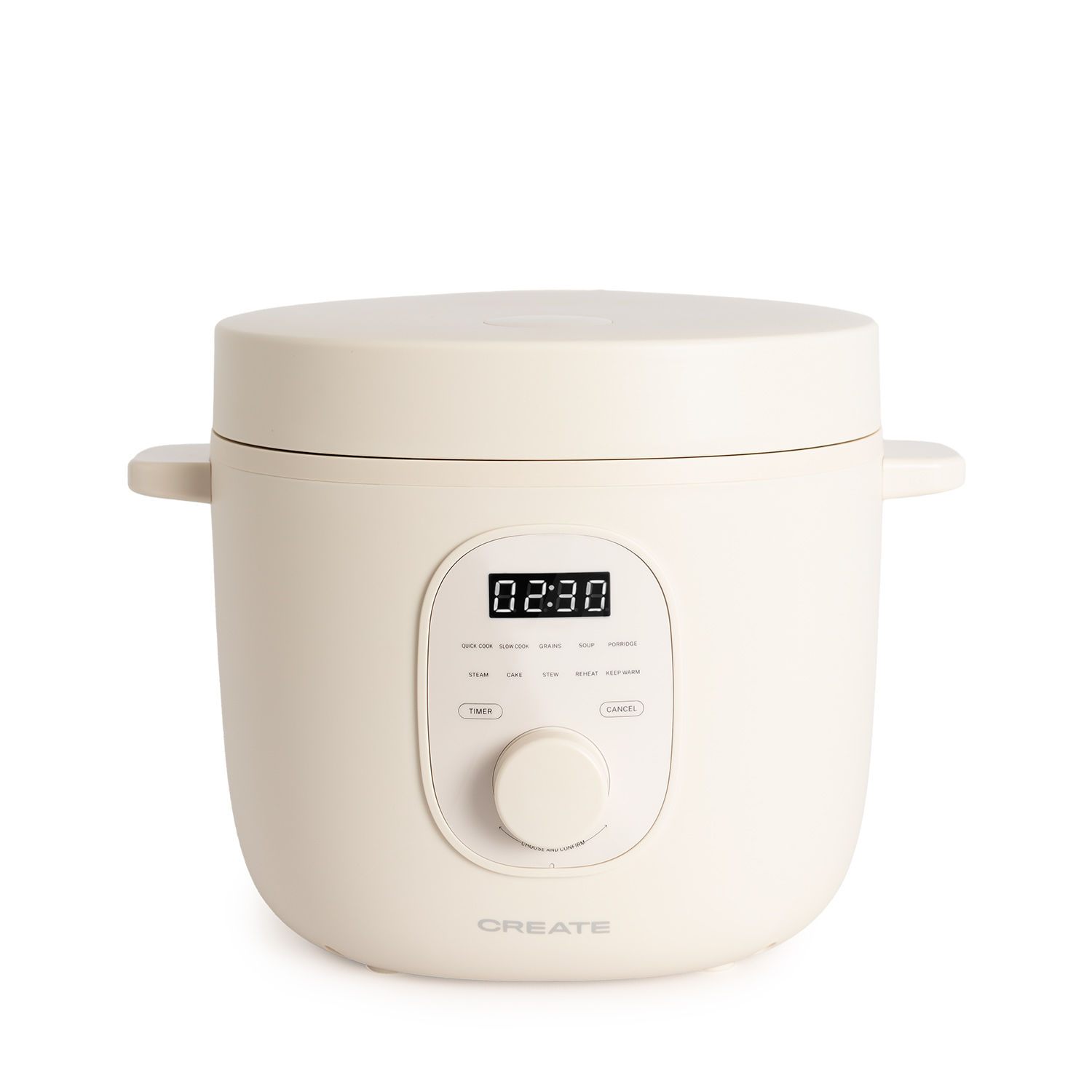 CREATE - Arrocera eléctrica multifunción con cesta vaporera de varios tamaños -  RICE COOKER STUDIO