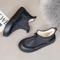 Botas De Invierno Para Mujer Con Forro De Poliéster No Escurridizas Y Suela Gruesa Botines Casuales De Algodón Suave Y Cómodos Para Hielo Y Nieve - details 4