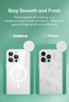 Funda Magnética Baseus Para iPhone 15 14 13 12 11 pro Max Carga Inalámbrica Cubierta Transparente Antigolpes Y Resistente Al Polvo Para iPhone 15 14 pro Max - details 13