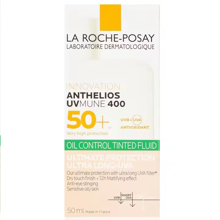 La Roche Posay Anthelios UvMune 400 Oil Control Fluido SPF50+  con Color 50 ml - 1