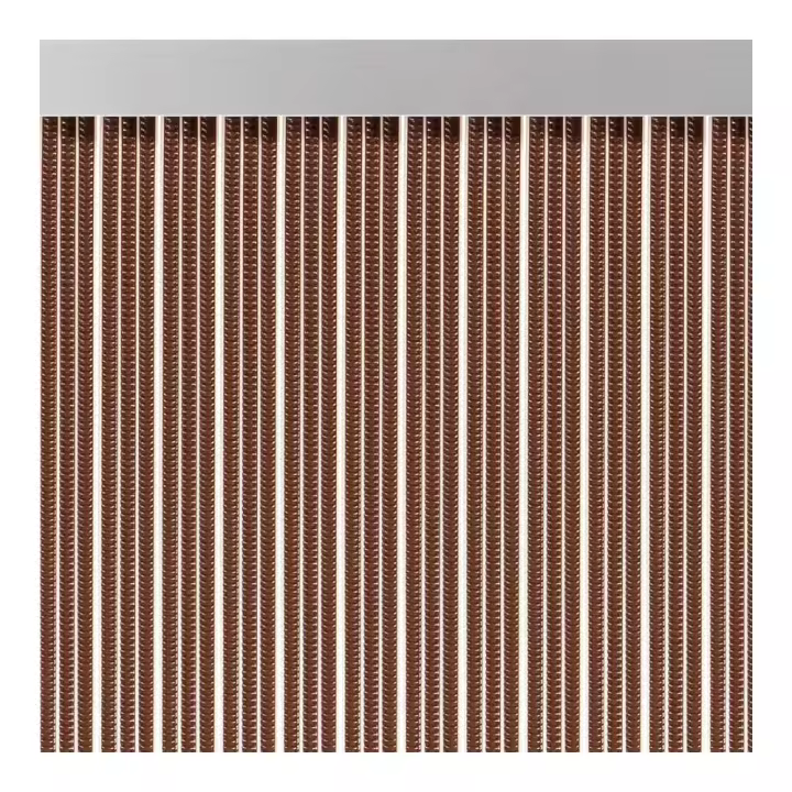 Cortina para puerta cinta s-350 color marrón 90x210cm m63569 acudam - 1