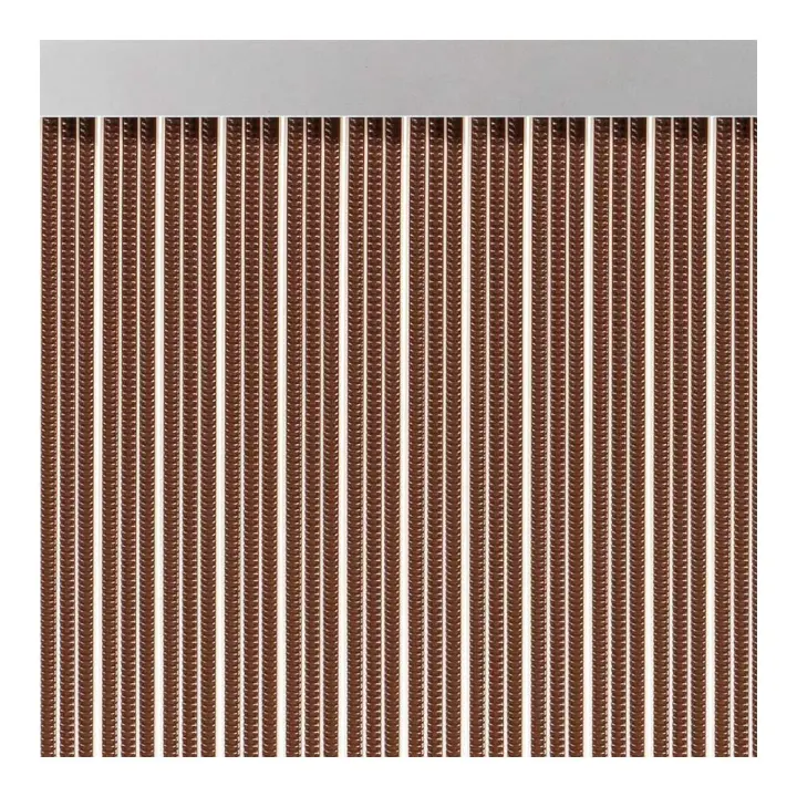Cortina para puerta cinta s-350 color marrón 90x210cm m63569 acudam - 1