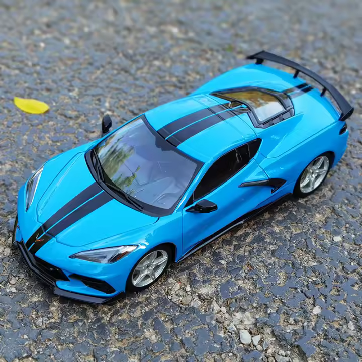 Maisto 1:18 Coche De Deportes Simulado Chevrolet Corvette C8 2020 Modelo De Coche Retro De Aleación Decoración Y Colección Para Jóvenes Y Adultos - 1