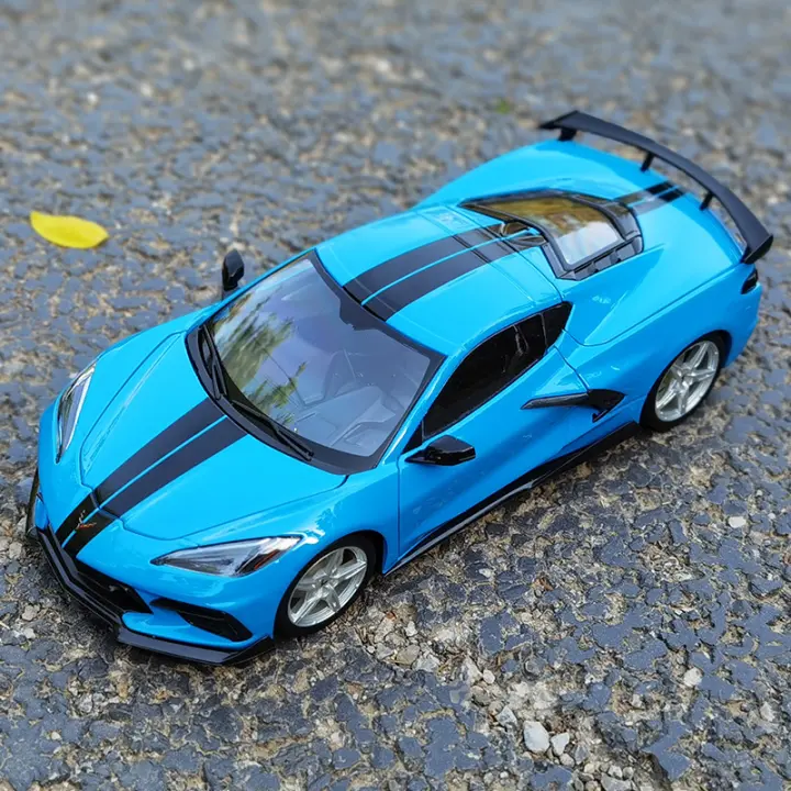Maisto 1:18 Coche De Deportes Simulado Chevrolet Corvette C8 2020 Modelo De Coche Retro De Aleación Decoración Y Colección Para Jóvenes Y Adultos - 1
