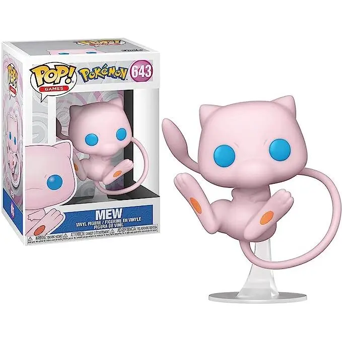 Funko Pop! Games: Pokemon - Mew - Figuras Miniaturas Coleccionables para Exhibición - Idea De Regalo - Mercancía Oficial - Juguetes para Niños Y Adultos - Fans De Video Games MR POPYE - 1