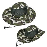 Sombrero De Pescar Y Camuflaje Transpirable Para Hombres Y Mujeres Protección Solar Amplia Para Acampar Y Senderismo - details 10